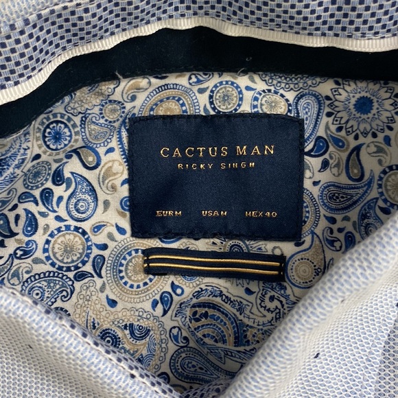 Cactus Man Ricky Singh Long Sleeve Button Down Shirt - Picture 2 of 4